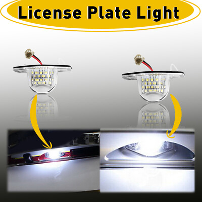 #ad 2x License Plate Light Lamps For Honda FIT 2007 2008 2009 2010 2011 2012 2013 $11.99