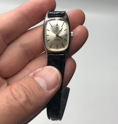 #ad Omega De Ville Constellation Automatic Silver Dial Analog Antique Women#x27;s Tested $205.00