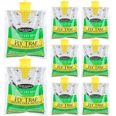 #ad Outdoor Fly Traps Bundle Disposable Hanging Outdoor $16.99