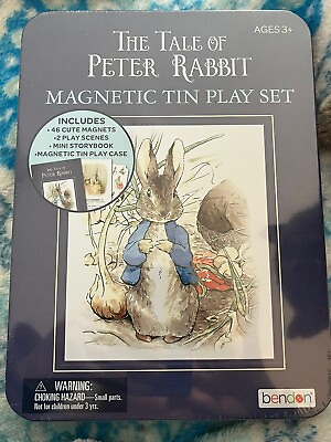#ad The World of Beatrix Potter Peter Rabbit Mini Book amp; 46 Magnet Play Set $21.95