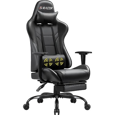 #ad Homall Gaming Chair Massage Computer Office Chair Ergonomic Desk Chair with F... $143.83
