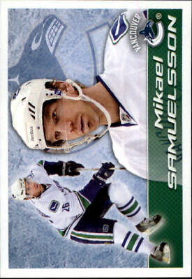 #ad 2011 12 Panini Stickers Canucks Hockey Card #334 Mikael Samuelsson $1.99