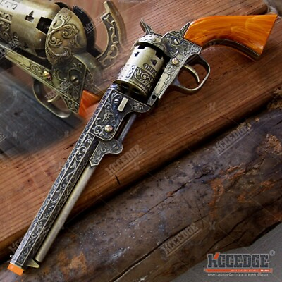 #ad SuperNatural Western Cowboy Black Powder Outlaw Revolver Pistol Replica $38.74