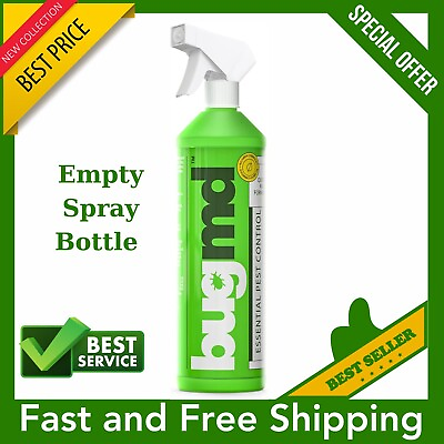 #ad BugMD Empty Refillable Spray Bottle Pest Control Essential Oil Concentrate 32oz $15.99