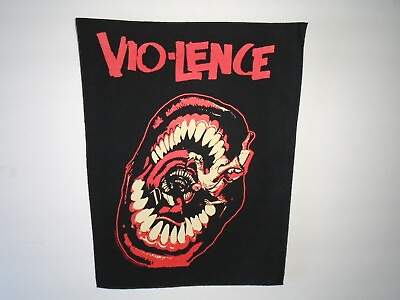 #ad VIO LENCE ETERNAL NIGHTMARE PRINTED BACK PATCH $14.98