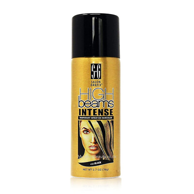 #ad High Beams Intense Spray On Hair Color Black 2.7Oz $9.99