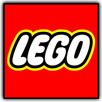 #ad Lego Logo Square Shape Vinyl Decal Sticker $12.99