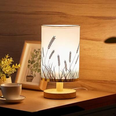 #ad Bedside Table Lamp Small Bedroom Lamps for Nightstand Options Solid Bronze $30.63