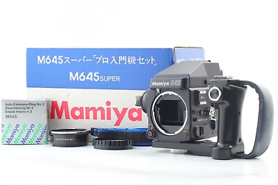 #ad #ad UNUSED in Box Mamiya M645 Super Body Grip AE Film Camera 135 Film Back JAPAN $499.99