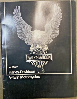 #ad 1978 Harley Davidson full line sales brochure $14.95