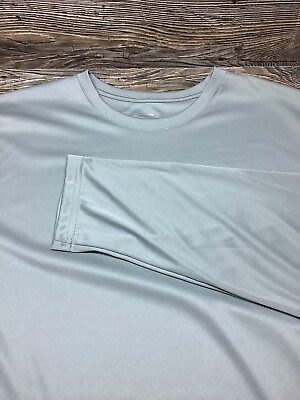 #ad Challenger Teamwear Long Sleeve Dri Fit Gray LGE $7.09