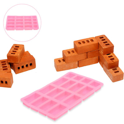 #ad Sand Table Brick Material DIY Supplies Mini Mold House Decoration Building Kit $5.56