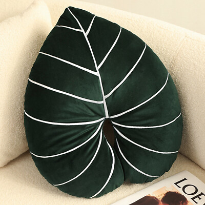 #ad Green Plant Pillow Home Philodendron $25.70