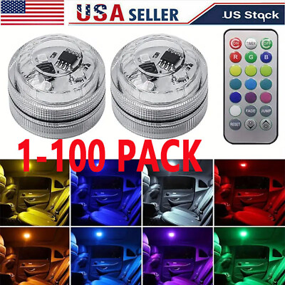 #ad Colorful LED Lights Car Interior Accessories Atmosphere Lamp W Remote Control $195.95