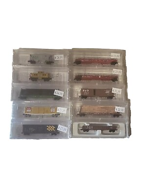 #ad 10 Car Set Z Scale Microtrains New $225.00
