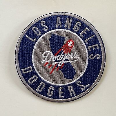 #ad LOS ANGELES DODGERS Embroidered Iron On Patch 3” X 3” $6.49