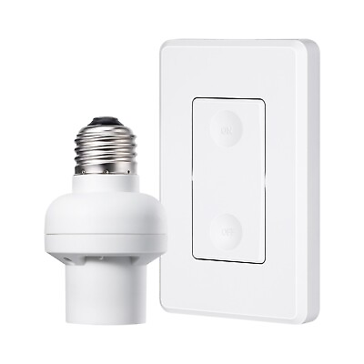 #ad DEWENWILS Remote Control Light Bulb Socket E26 E27 Light Lamp Bulb Socket $19.99