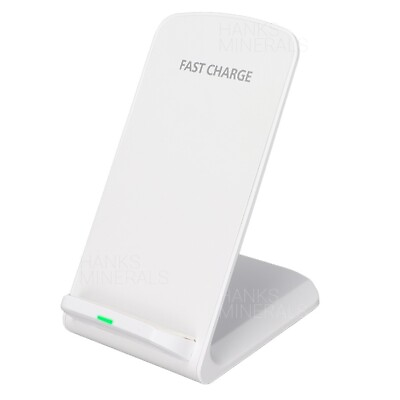 #ad Fast Wireless Charging Stand Dock Charger White For iPhone Samsung LG Universal $9.98