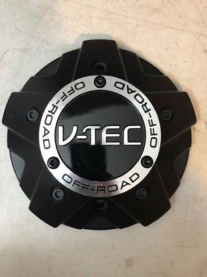#ad V TEC Wheels C394 8CL CAP C394 8CL Black Wheel Center Cap 8 Lug $99.99