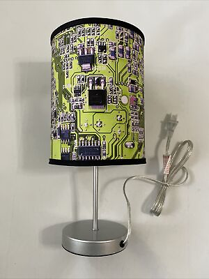 #ad Lamp In A Box Computer Chip Design Table Lamp 15 Inches High $29.99