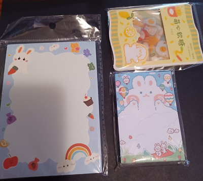 #ad Super Cute Mixed Lots of Kawaii Stationery Cute Pens Notebooks Stickers Etc. $10.00
