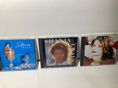 #ad Shania Twain 3 cd bundle debut cd The woman and me Come on over $14.99