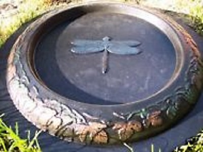 #ad Grapes amp; leaves dragonfly abs plastic birdbath mold 16quot; x 1.75quot; thick $57.95