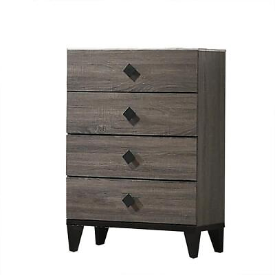 #ad Best Quality Furniture Chest Of Drawers 45quot;X15quot;X31quot; Assembly Required Wood Gray $232.11