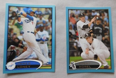 #ad 2012 Topps Blue Walmart Exclusive Baseball Card Pick one $1.00