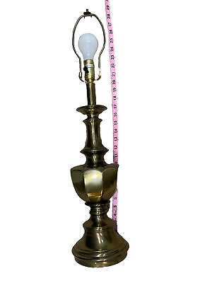 #ad #ad antique brass Floor lamp stiffel $120.00
