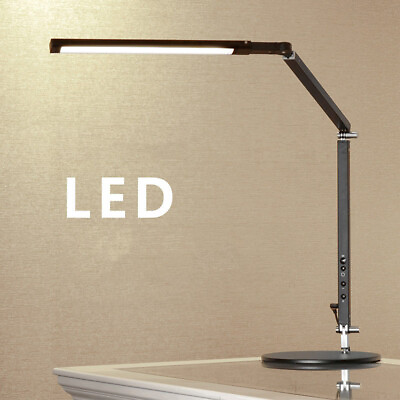 #ad LED Desk Lamp 360° Rotating Table Lamp Foldable Long Arm Desk Lamp with Remote $32.99