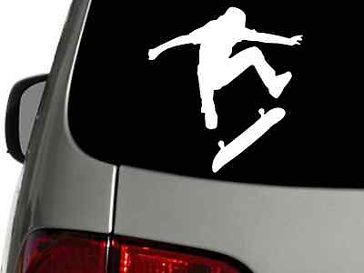 #ad SKATEBOARD SKATE Vinyl Decal Car Window Wall Sticker CHOOSE SIZE COLOR $4.79
