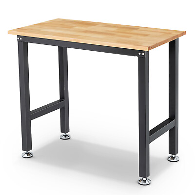 #ad 41quot; Work Bench Workbench Wood Tool Desktop Table Desk for Garage Workshop Office $131.99
