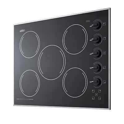#ad Summit CR5B273B 27quot; Electric Radiant Cooktop with Manual Controls 5 Burner $1017.80