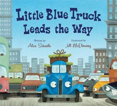 #ad Little Blue Truck Leads the Way board book Board book GOOD $3.68