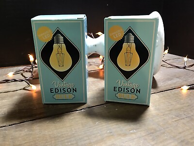 #ad **NEW** Dimmable Vintage Edison Bulb 4 W Pear Shape $14.88