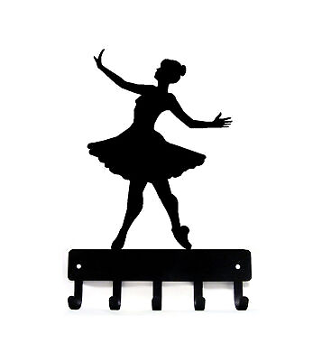 #ad Ballerina Ballet Dancer #2 Key Rack Holder Large 9 inch Wide Made in USA $19.99
