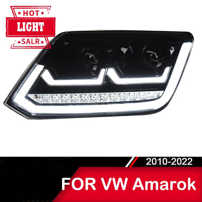 #ad Full LED DRL Sequential Indicator Head Lights For Volkswagen Amarok Halogen only $950.00