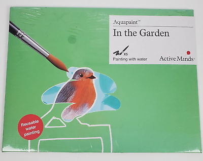 #ad Active Minds In the Garden Aquapaint Activity 5 Reusable Water Painting $9.89