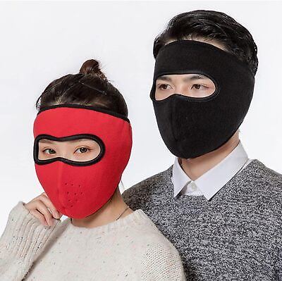 #ad Outdoor Windproof Warm Mask Winter Cold Weather Fleece Ski Full Cover Face Mask $4.99