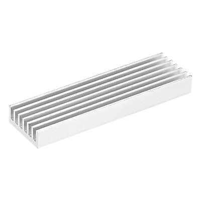 #ad Electronic Cooler Aluminium Heatsink 50x14x6mm for CPU Silver Tone Pack of 4 $6.65
