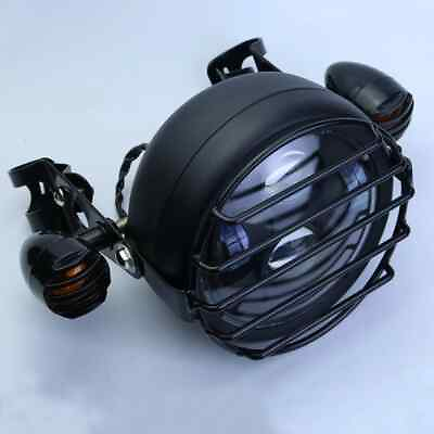 #ad 6.5quot; Motorcycle Led Headlight Universal Round Head Light for Harley Sportster Ca $49.00