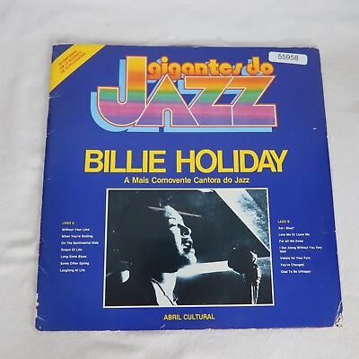 #ad Billie Holiday A Mais Comovente Cantora Do Jazz LP Vinyl Record Album $7.82