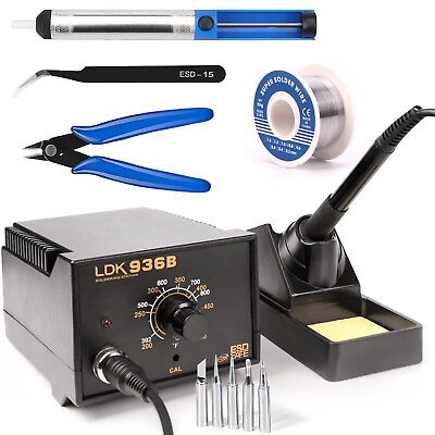 #ad Soldering Station 60W Solder Station Welding Iron Tools 392amp;#8457; 896amp;#8457; A $58.88