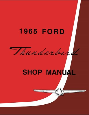 #ad 1965 Ford Thunderbird Shop Manual $39.73
