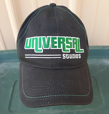 #ad Universal Studios Green Black A Flex Baseball Hat Cap OS $18.00