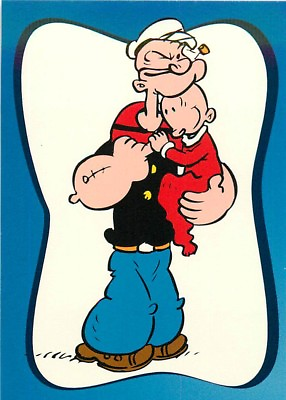 #ad 1994 CARD CREATIONS POPEYE 65TH ANNIVERSARY PICK CHOOSE YOUR CARDS $0.99