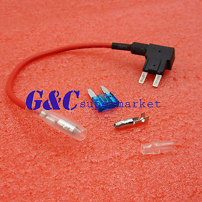 #ad 2PCS Small ACS Add A Circuit Piggy Back Pluggable MINI Blade Tap Fuse A2TM $2.65