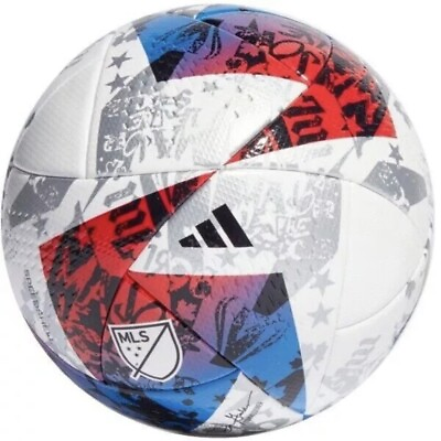 #ad Adidas MLS OFFICIAL Match Ball 2023 24 Game Ball White Red Soccer HT9026 Size 5 $49.98