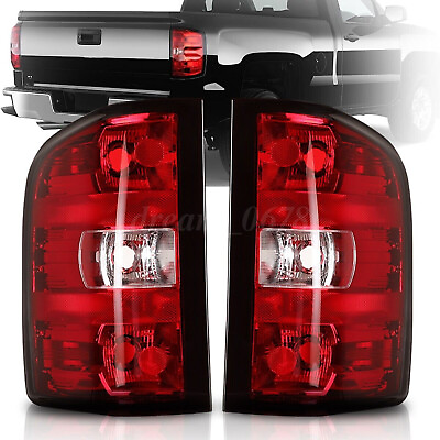 #ad For 2007 13 Chevy Silverado 1500 2500 Sierra 3500HD Tail Lights Rear Brake Lamps $55.99
